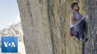 Free Solo Climber Breaks Speed Record in Italian Alps [upl. by Broder157]