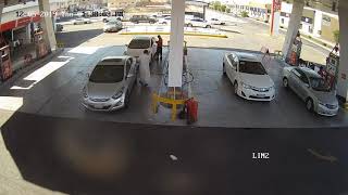 Explosion at petrol station 😱 [upl. by Bouchier]