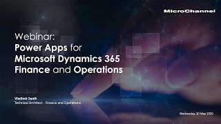 Microsoft Power Apps for Dynamics 365 Finance amp Operations AX [upl. by Seiber599]