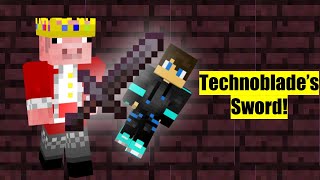 How To Make Technoblades Orphan Obliterator Sword  Easy Minecraft Tutorial [upl. by Aitital163]