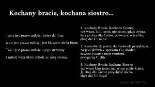 Prawo miłości Kochany bracie kochana siostro [upl. by Sara-Ann]