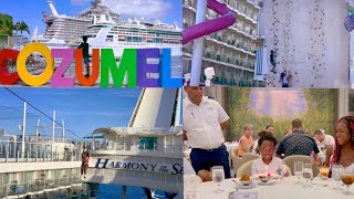 Cozumel Cruise Port Harmony of the Seas Dinner Night amp More royalcaribbean cruise [upl. by Einnov726]