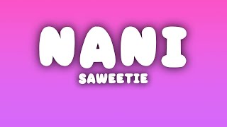 Saweetie  NANi Lyrics [upl. by Ntsuj]