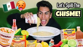 CRAZY SOPA MARUCHAN MUKBANG  Louie’s Life [upl. by Aiekam931]