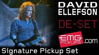 David Ellefson Signature Bass Pickup Set on EMGtv [upl. by Latnahc]