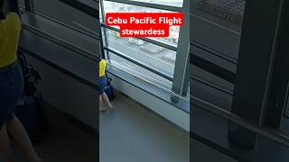 Flight stewardess philippines airlines travel cebupacificairairport [upl. by Galatia]