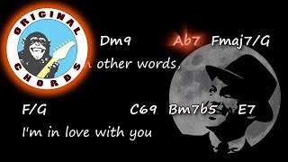 Frank Sinatra  Fly Me To The Moon  Chords amp Lyrics [upl. by Kirit]