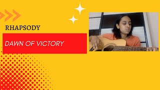 Rhapsody Dawn of Victory cover by Varshini Vijayakumar [upl. by Laureen]