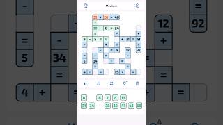 Math Сrossword androidgames mathpuzzle crosswordpuzzle mathquiz mathskills justtapstudio [upl. by Asseral]