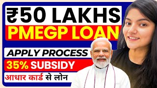 PMEGP Loan Process  PMEGP Loan Apply Online  Govt Loan Scheme 2024 [upl. by Nyledaj]