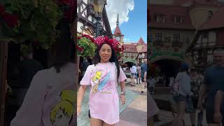 Travelled around the world in ONE DAY 😱 epcot disney travel disneyworld [upl. by Joyann]