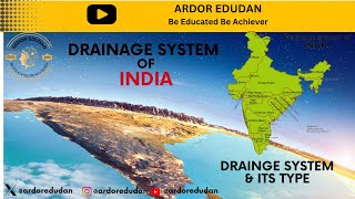 INDIAS Drainage System  Type of Drainage System  Himalayan DS  Peninsular DS  Geography  NCERT [upl. by Encratia]