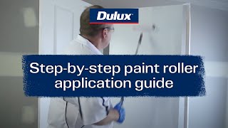 Stepbystep paint roller application guide for Dulux Aquanamel [upl. by Bergen329]