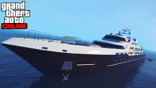 Gta Online  Köper Gigantisk Lyxbåt för 8000000 [upl. by Ydeh]