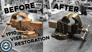 Vise Restoration  1910 Chas Parker 205P [upl. by Scarito803]