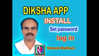 Diksha app install set password and login [upl. by Telrats770]