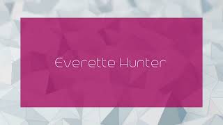 Everette Hunter  appearance [upl. by Streetman]