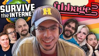 SURVIVE THE INTERNET amp FIBBAGE Jackbox Party Pack 4 [upl. by Nata997]