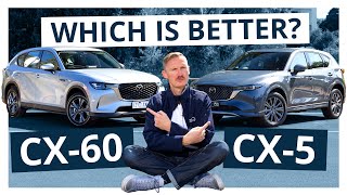 Mazda CX5 G35 Akera v Mazda CX60 G40E Evolve  Are six cylinders better than four [upl. by Nason]