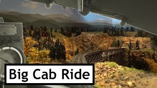 The Big Cab Ride Eastbound at the Colorado Model Railroad Museum [upl. by Nae127]