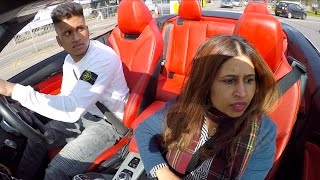 i nearly killed my mum in my new car DRIVING WITH MY MUM IN A BMW CONVERTIBLE [upl. by Ibur518]