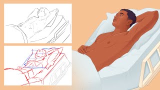 Medical illustration production tips How to develop a rough figure sketch into an illustration [upl. by Mercie]