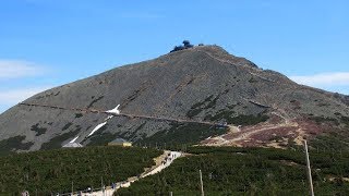 Schneekoppe 1602 m  höchster Berg des Riesengebirges  Sněžka Krkonoše [upl. by Adlecirg]