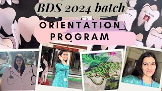 Orientation Program  BDS 2024 batch  Subharti Dental college amp hospital 🦷 [upl. by Etneciv]