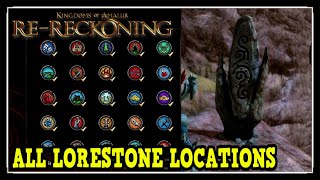 Kingdoms of Amalur ReReckoning All Lorestone Locations Loremaster Trophy  Achievement [upl. by Mcnalley]