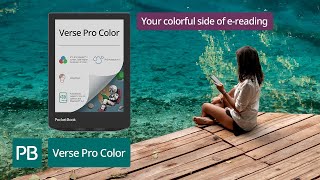 PocketBook Verse Pro Color compact ereader with color screen Ergonomic and long battery life [upl. by Lucie]