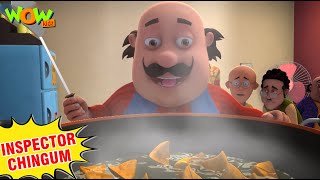 Paris मैं मिल गए Motu को Samose  Motu Patlu New  Cartoon  Inspector Chingum  spot [upl. by Lynnelle]