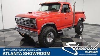 1985 Ford F150 4X4 Flareside for sale  5020 ATL [upl. by Ellennoj]