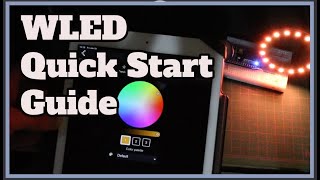 WLED Quick Start Guide How to Install on ESP8266 and Configure WiFi [upl. by Nywrad179]