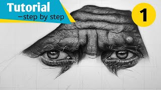 Hyper Realistic Portrait  StepbyStep  for beginners [upl. by Ahsele694]