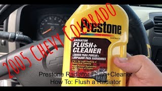 Prestone Flush Cleaner How to Flush a Radiator and Save Hundreds [upl. by Lilahk]