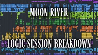 LOGIC SESSION BREAKDOWN quotMoon Riverquot [upl. by Kinelski]