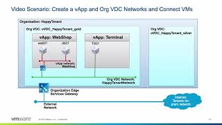 VMware vCloud Director Managing Organization VDC Networks [upl. by Redla]