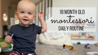 18 Month Old Montessori Daily Routine [upl. by Katonah]