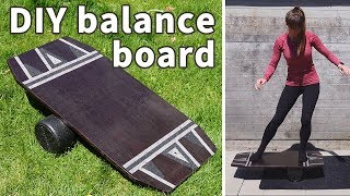 How to Make a Balance Board at Home [upl. by Assenal]