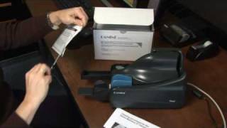 Panini Check Scanner Waffletechnology Cleaning Card Video Manual [upl. by Ykcor356]