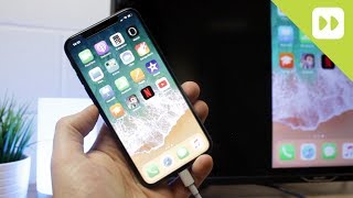 How to Connect iPhone X to TV Screen Mirroring Guide [upl. by Rozelle871]