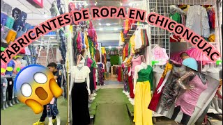 ‼️FABRICANTES DE ROPA DE MUJER EN CHICONCUAC😱MÁS BARATO IMPOSIBLE ‼️ [upl. by Sivle]