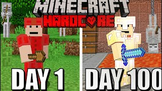 I Survived 100 Days in HARDCORE Minecraft [upl. by Sacrod633]