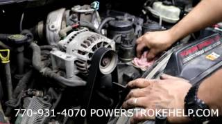 EGR COOLER REPLACEMENT ON 60L POWERSTROKE 1 in series [upl. by Eesdnyl]