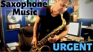 Urgent  Saxophone Music amp Backing Track [upl. by Calandria512]