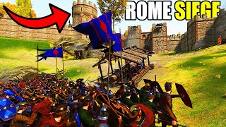 Can Rome Hold CASTLE WALLS Under Siege VS 3000 BARBARIANS  Bannerlord Eagle Rising 7 [upl. by Hoebart]