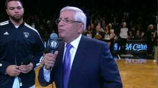 David Stern introduces the Brooklyn Nets [upl. by Asante]