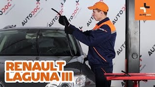 Come sostituire tergicristalli anteriori su RENAULT LAGUNA 3 TUTORIAL  AUTODOC [upl. by Asalocin]