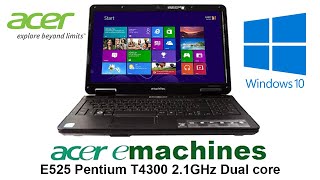 Installing Acer eMachine E525 graphics driver for windows 10 64 bit [upl. by Eninnaj]