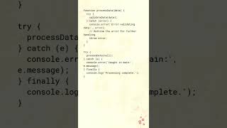 NW0518 error handling in javascript try catch finally 2 [upl. by Chubb]